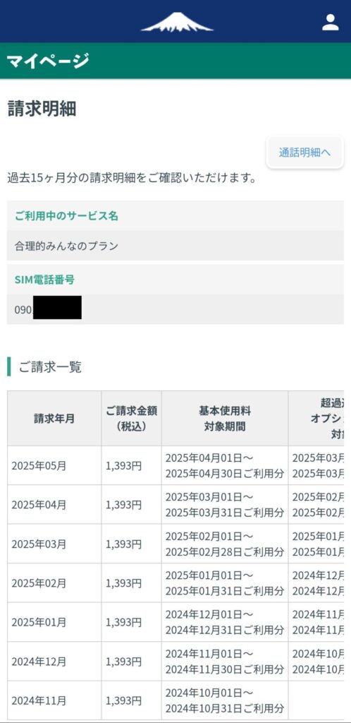 請求明細