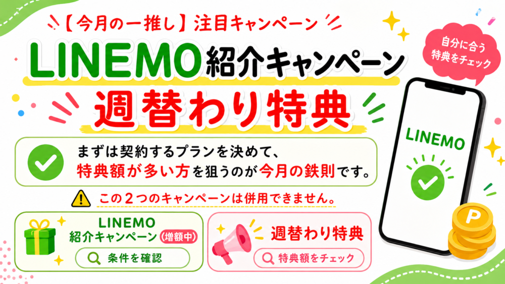 【今月の一推し】8月の注目キャンペーン